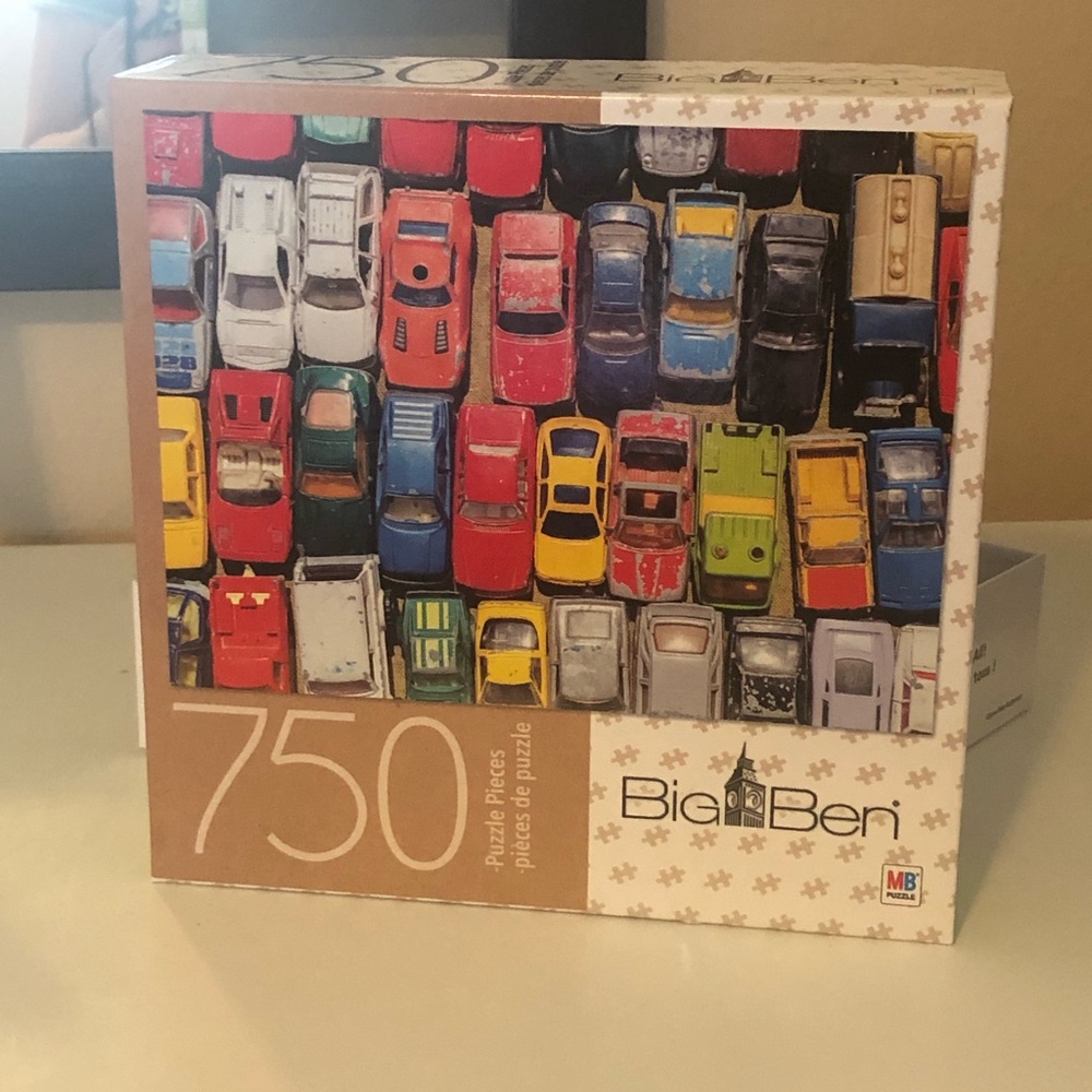 Vintage car toys puzzle 750 pieces